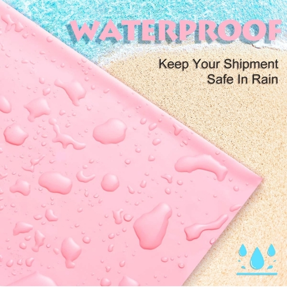 10 19x24 Inch Poly Mailers Teal or Pink Extra Large Shipping Bags Strong Thick - Picture 9 of 10